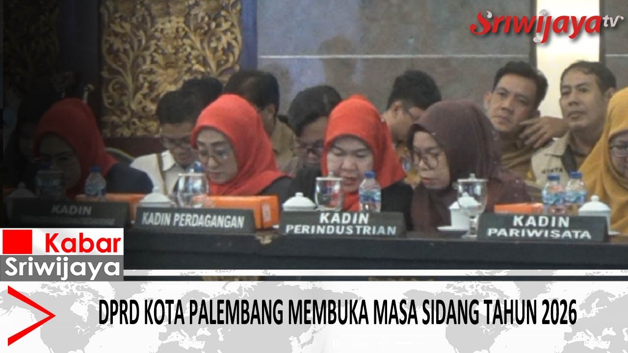 DPRD Kota Palembang Resmi Membuka Masa Sidang Tahun 2026 – SRIWIJAYA TV